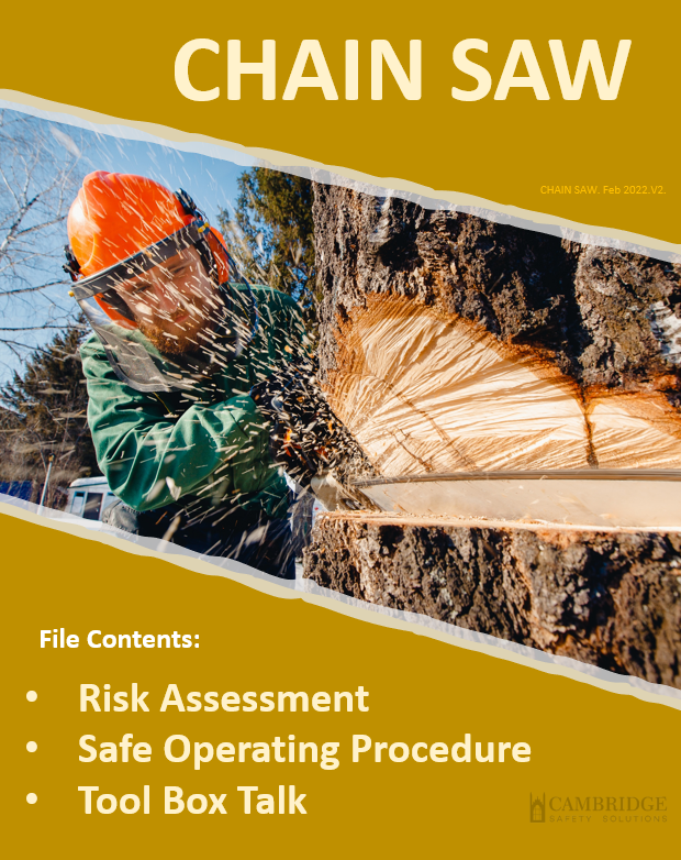 Chain Saw. Risk Assessment