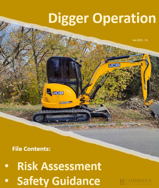 Digger/Excavator Operations Risk Assessment