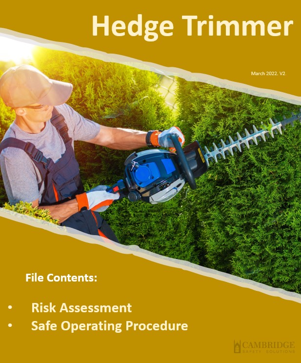 Hedge Trimmer Risk Assessment