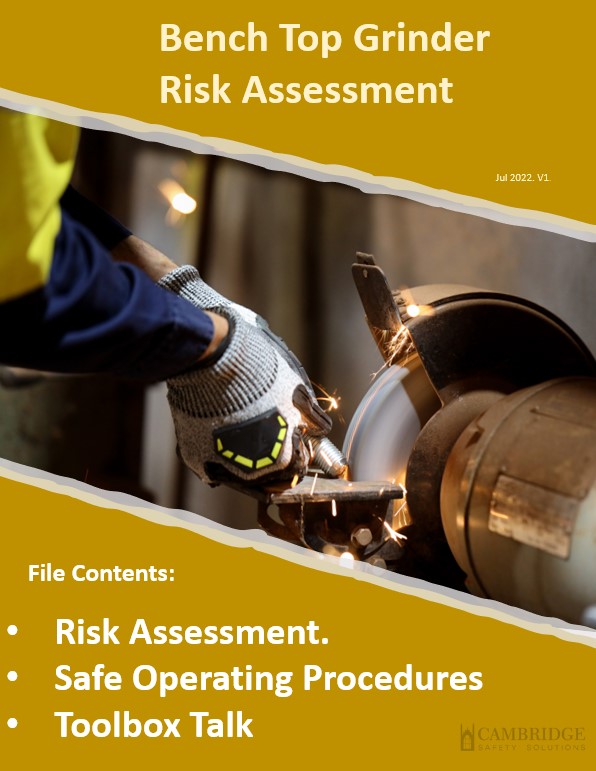 Bench Top Grinder. Risk Assessment