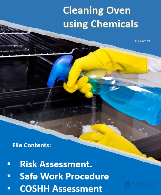 Commercial Oven Cleaning. Risk Assessment