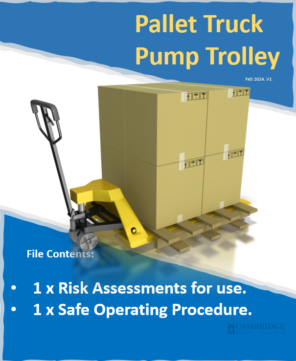 Pallet Truck/ Pump Truck -Risk Assessment