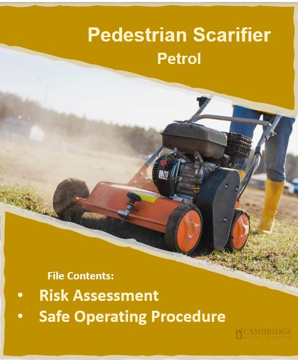 Pedestrian Scarifier - Risk Assessment