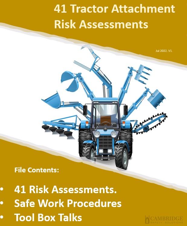 41 Tractor & Attachments. Risk Assessments