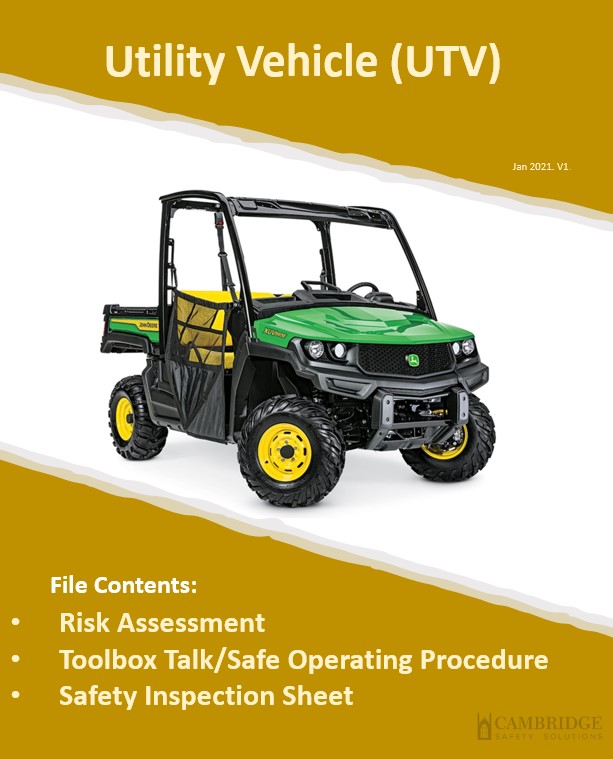 Utility Vehicle. Risk Assessment