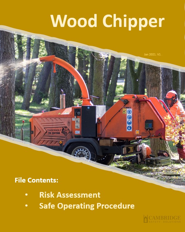 Woodchipper. Risk Assessment