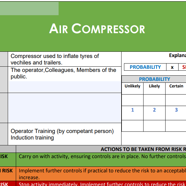 Equine Manager. 111 Risk Assessments